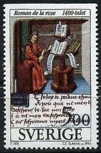 Timbre Suède Y&T  1794