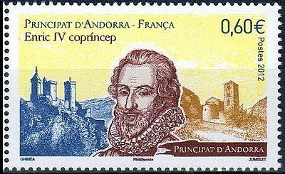 Timbre Andorre Y&T 0732