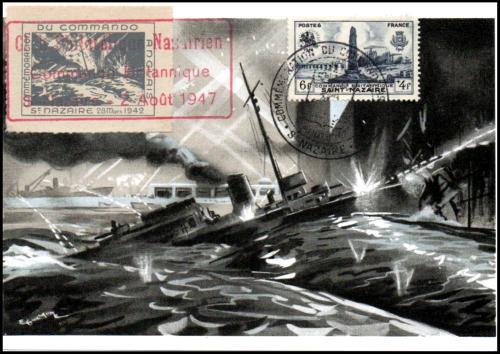 Saint Nazaire Commando - Carte commémorative Saint-nazairecommando8d